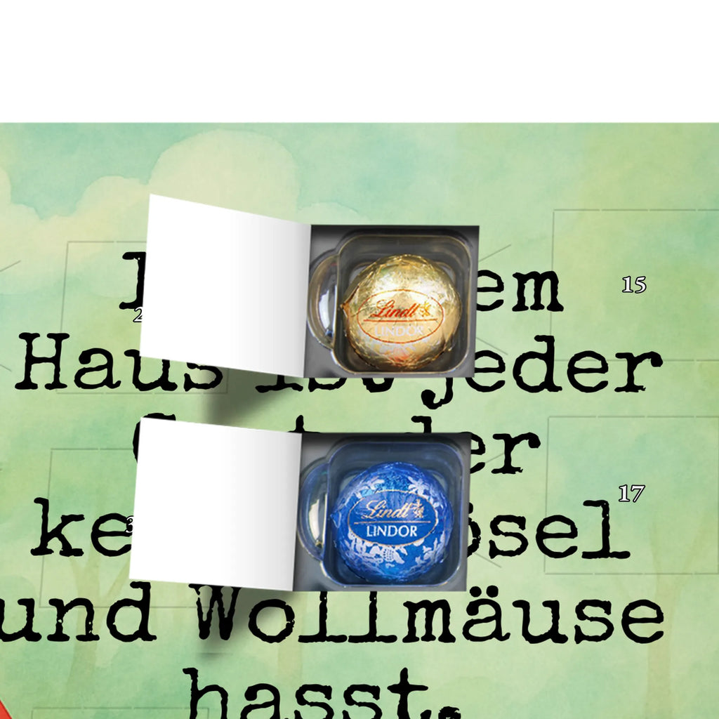 Chocolate advent calendar ladybug toadstool Design card, gift ideas, gifts, small animals, cute, cute animal motives, hand drawn, funny sayings, good mood, special gifts, animal lover, house of fleshy fungi, flat, toadstool, ladybird, at home