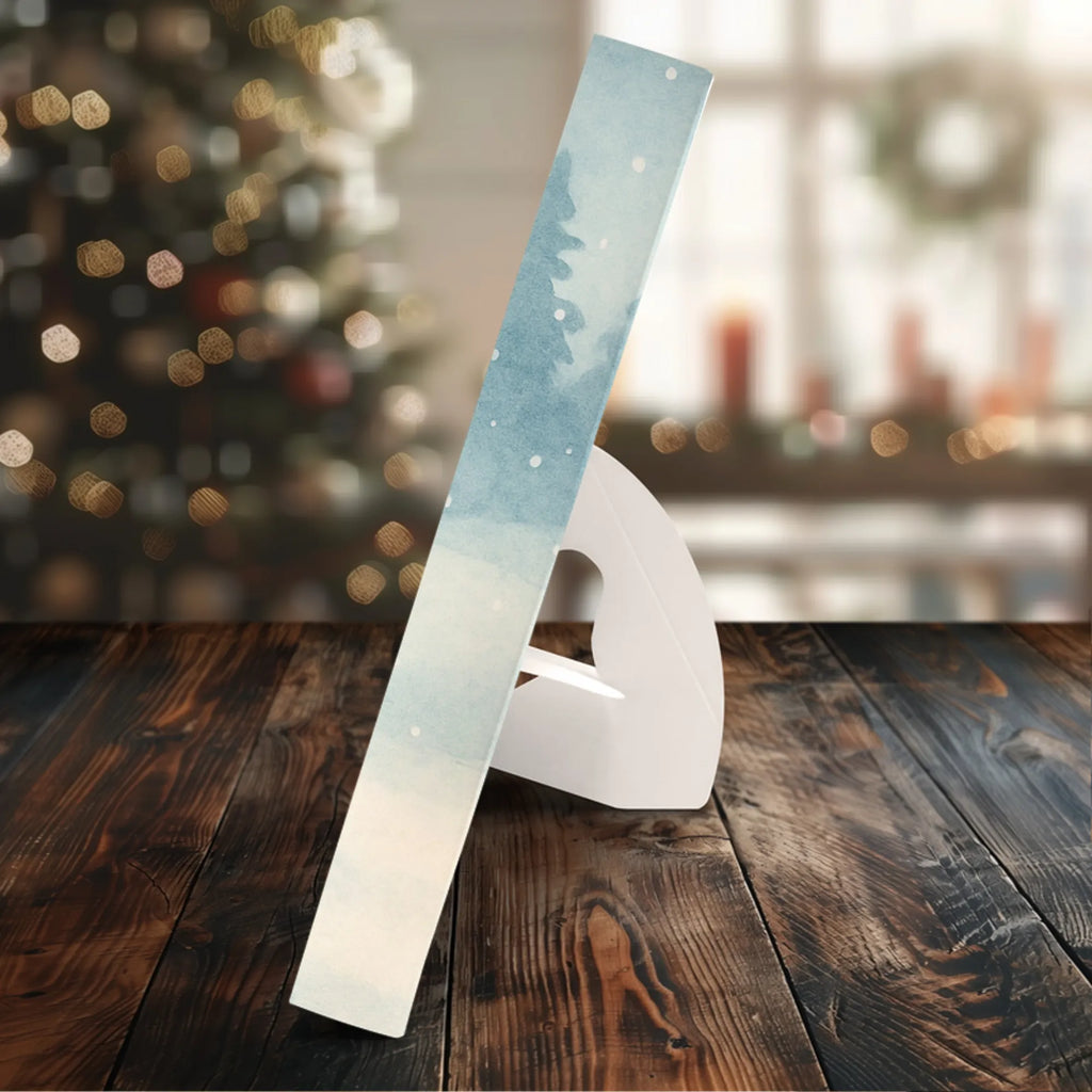 Chocolate advent calendar penguin Christmas tree Design Christmas time, snow