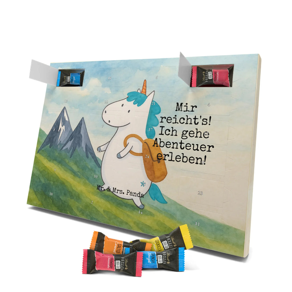 Chocolate advent calendar unicorn climber Design travel, world trip, mountaineer, adventure, mountains, adventurer, vacation, explorer, world traveler