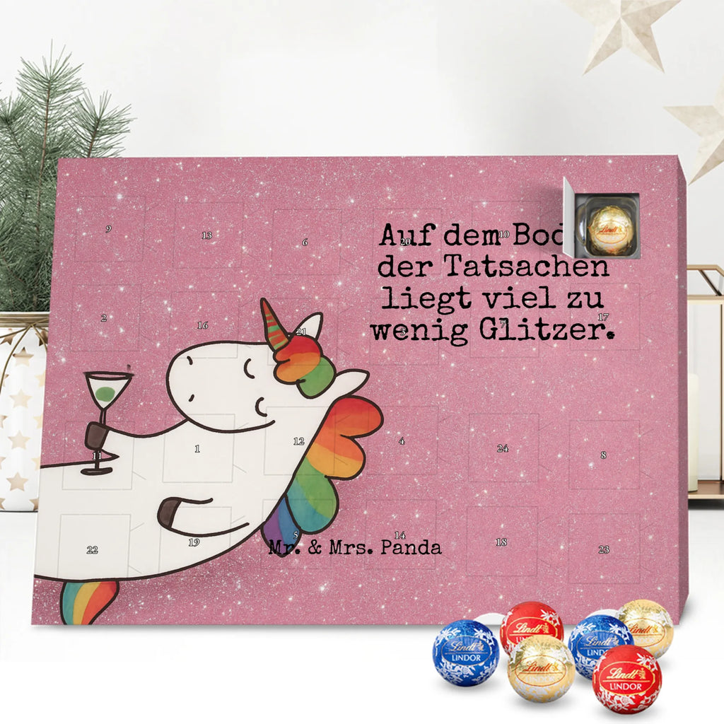 Chocolate advent calendar unicorn cocktail Design girlfriend present, girlfriend gift, birthday, fun, champagne, celebrating
