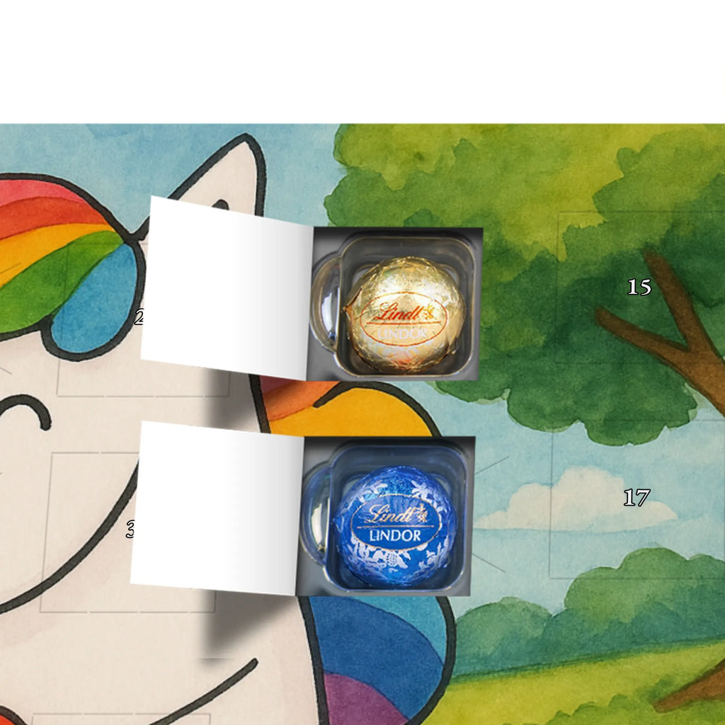 Chocolate advent calendar unicorn Heart Design different, heart, girlfriend present, girlfriend gift, bad girl, evil