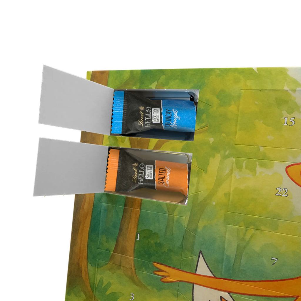 Chocolate advent calendar Fox ballerina Design animal lover, foxes, forest wildlife, clever as a fox, vixen, dancer, invitation, birthday, fox saying, dancing, ballet