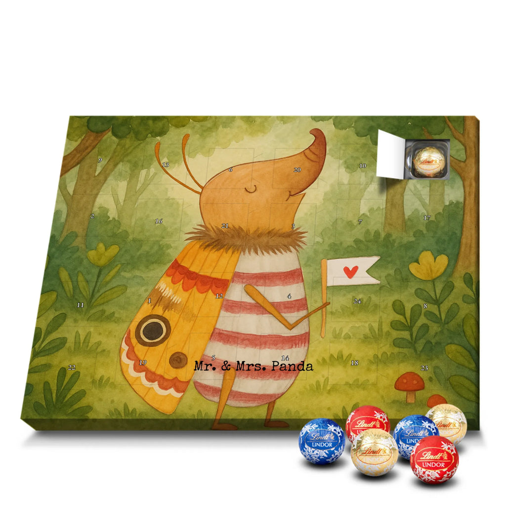 Chocolate advent calendar Moth flag Design card, gift ideas, gifts, small animals, cute, cute animal motives, hand drawn, funny sayings, good mood, special gifts, animal lover, Kitchen decoration, How much does the world cost, Moth, Beetle, Saying funny