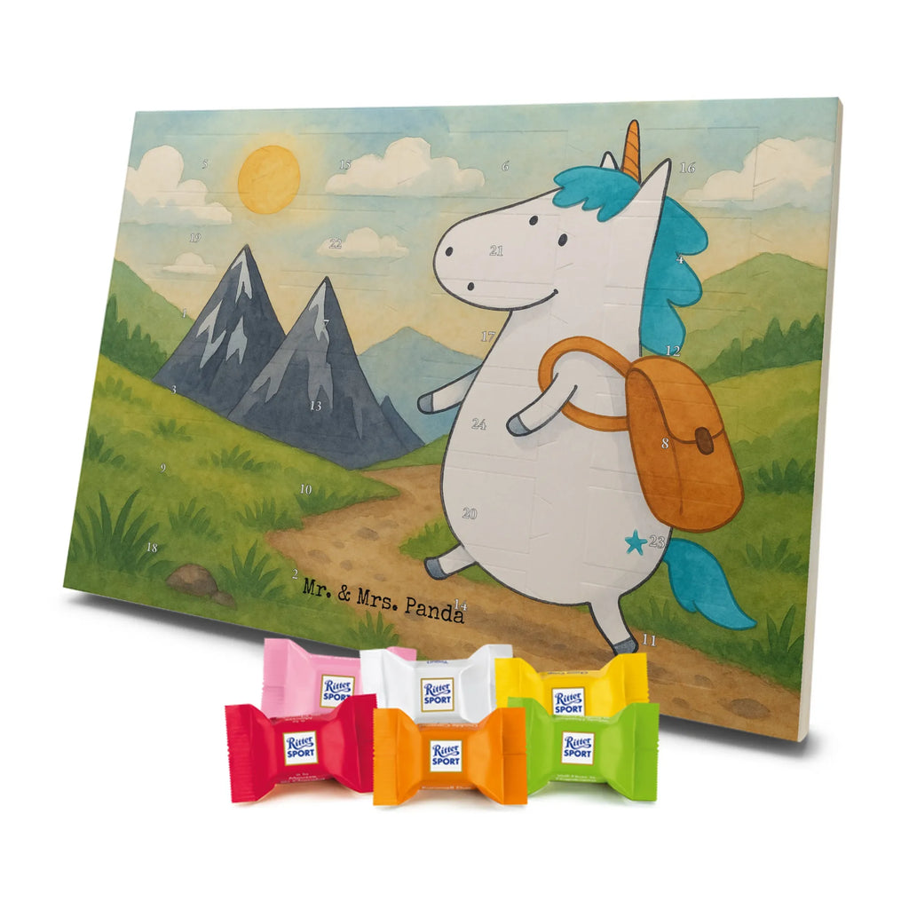 Chocolate advent calendar unicorn climber Design travel, world trip, mountaineer, adventure, mountains, adventurer, vacation, explorer, world traveler