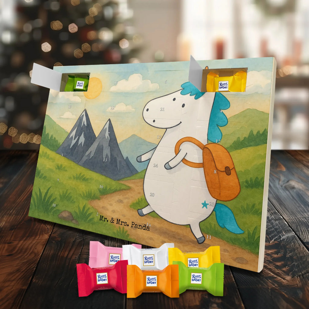 Chocolate advent calendar unicorn climber Design travel, world trip, mountaineer, adventure, mountains, adventurer, vacation, explorer, world traveler