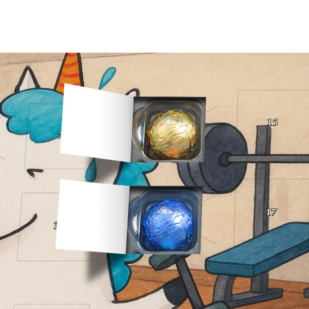 Chocolate advent calendar unicorn fitness Design Sports, Dieting, model, Diet