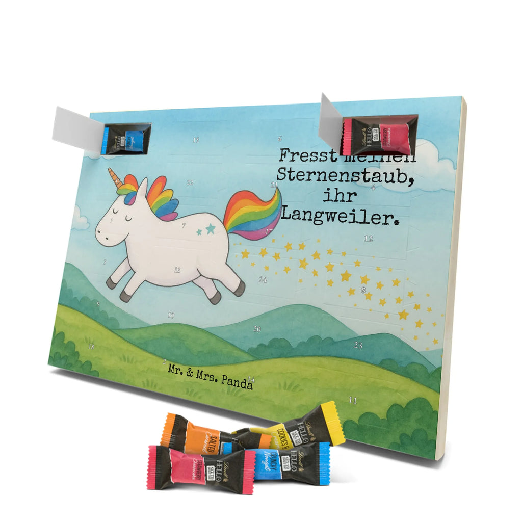 Chocolate advent calendar unicorn happy Design joy, cheerful, joy of life, fun