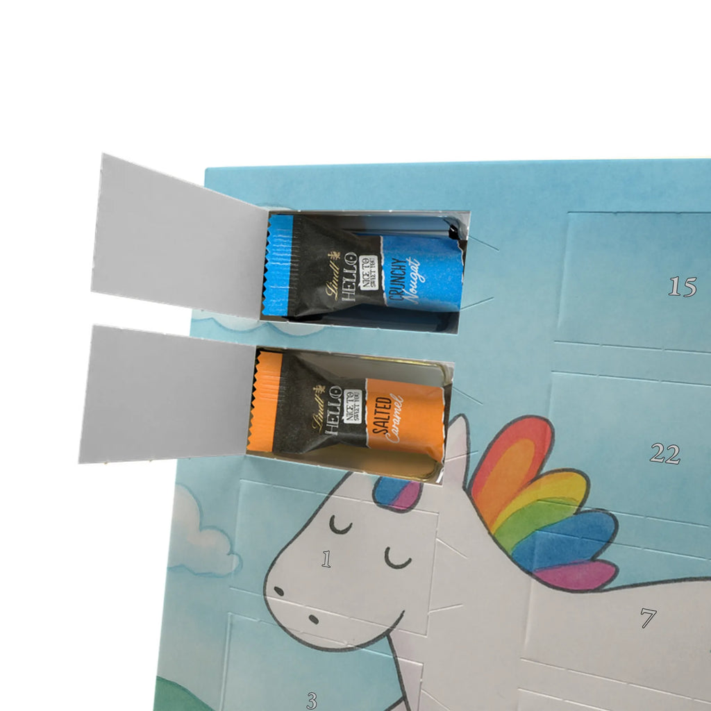 Chocolate advent calendar unicorn happy Design joy, cheerful, joy of life, fun