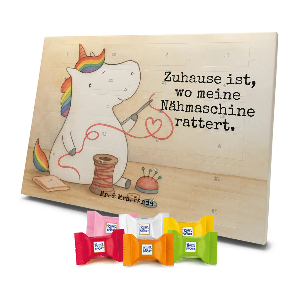 Chocolate advent calendar unicorn seamstress Design seamstress present, knitting, sew, sewing room, girlfriend, crochet, tinkering, seamstress gift