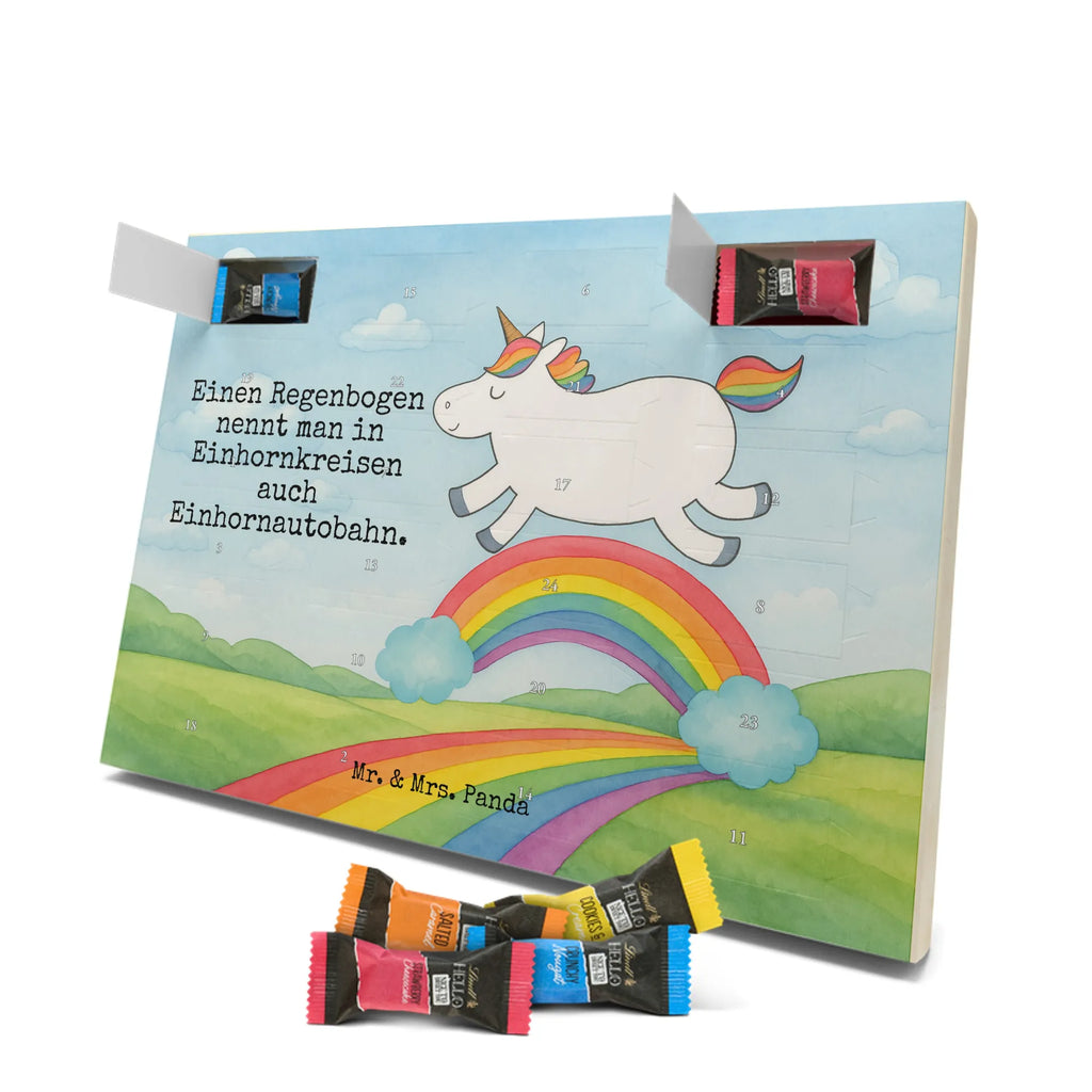 Chocolate advent calendar unicorn rainbow Design unicorn highway, rainbow, unicornpower, unicorn car, expressway, unicorn love, gift, birthday present