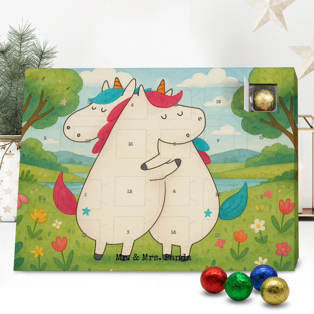 Chocolate advent calendar unicorns Embrace Design Sisters, Siblings, Girlfriends