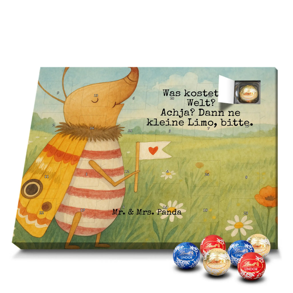Chocolate advent calendar Moth flag Design card, gift ideas, gifts, small animals, cute, cute animal motives, hand drawn, funny sayings, good mood, special gifts, animal lover, Kitchen decoration, How much does the world cost, Moth, Beetle, Saying funny
