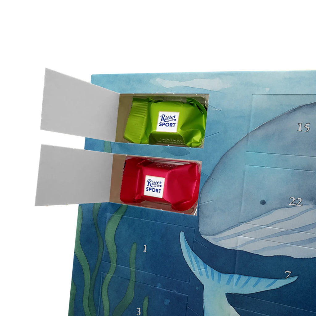 Chocolate advent calendar whale tuna Design card, gift ideas, gifts, small animals, cute, cute animal motives, hand drawn, funny sayings, good mood, special gifts, animal lover, tuna, word joke funny, choice, joke, saying funny, flat joke, whale, flat joke gift, saying of the day