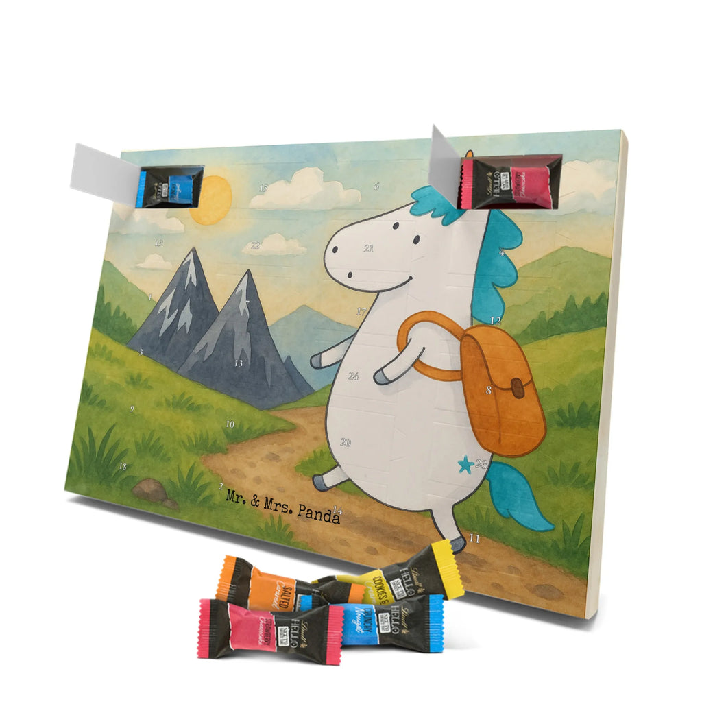 Chocolate advent calendar unicorn climber Design travel, world trip, mountaineer, adventure, mountains, adventurer, vacation, explorer, world traveler