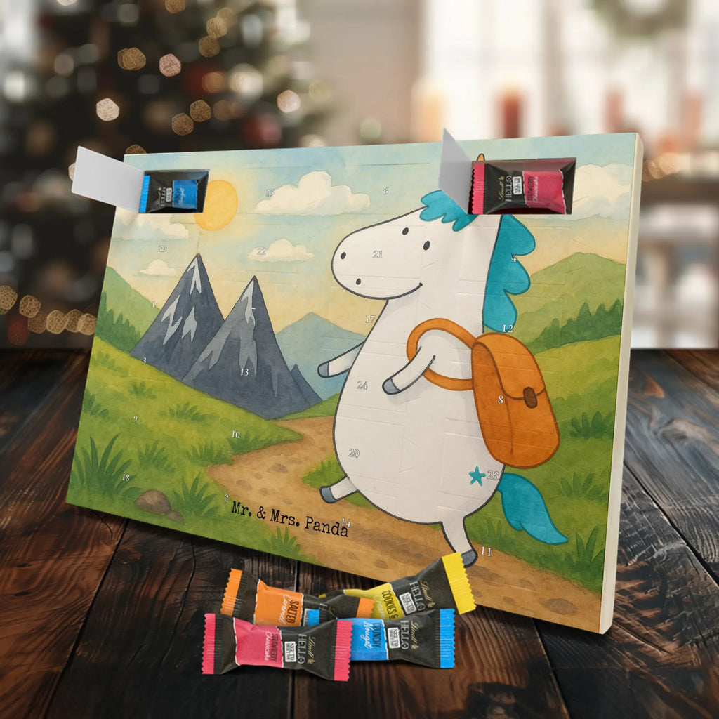 Chocolate advent calendar unicorn climber Design travel, world trip, mountaineer, adventure, mountains, adventurer, vacation, explorer, world traveler