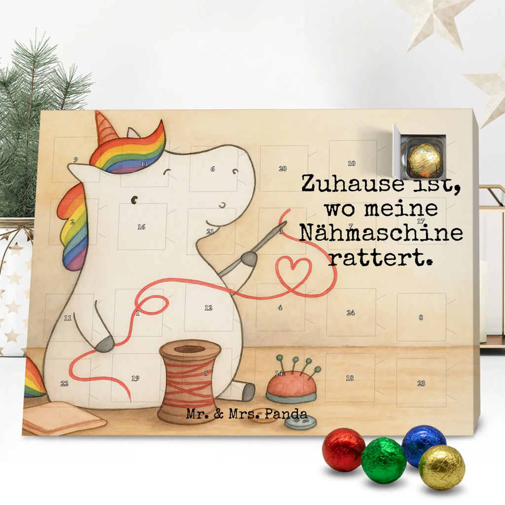 Chocolate advent calendar unicorn seamstress Design seamstress present, knitting, sew, sewing room, girlfriend, crochet, tinkering, seamstress gift