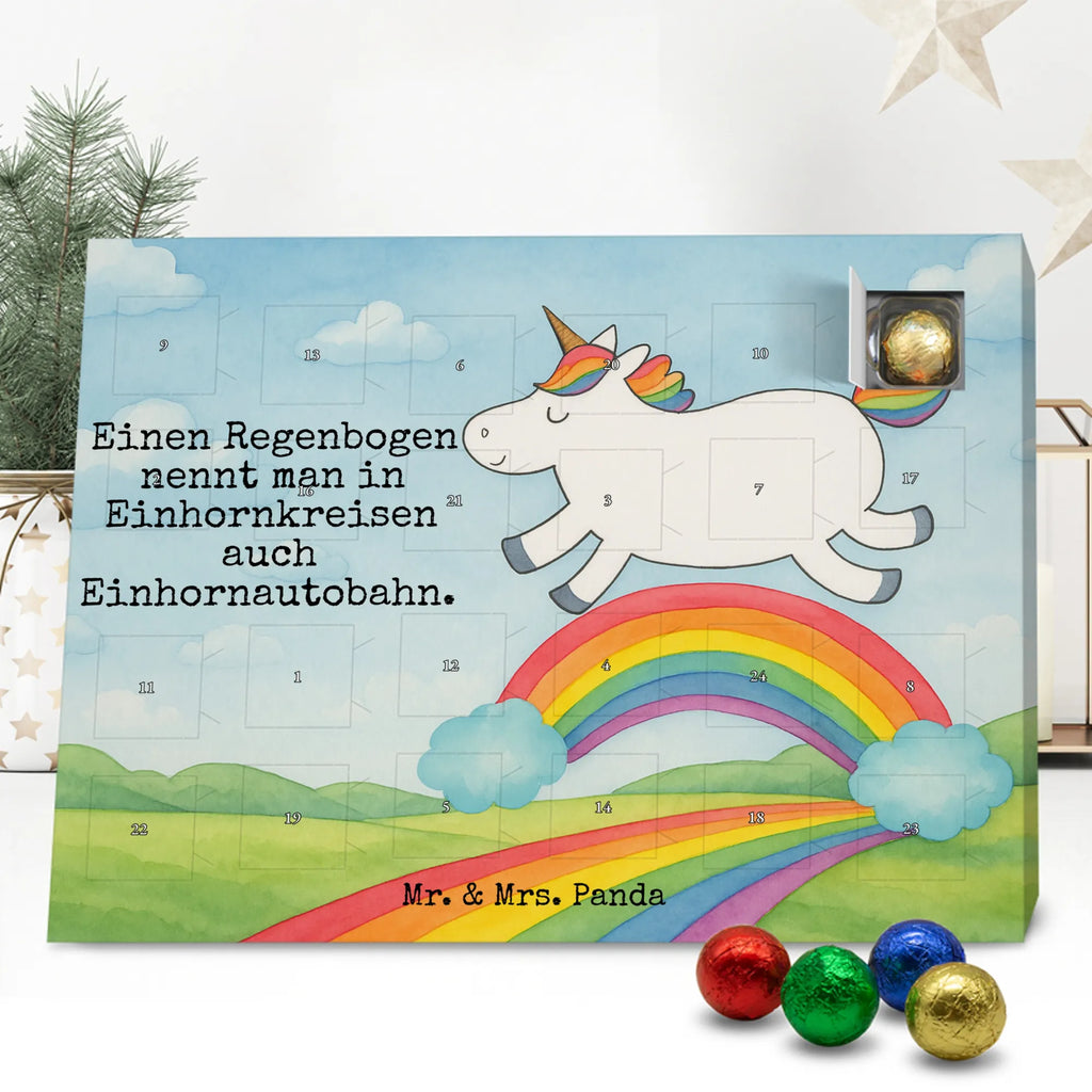 Chocolate advent calendar unicorn rainbow Design unicorn highway, rainbow, unicornpower, unicorn car, expressway, unicorn love, gift, birthday present