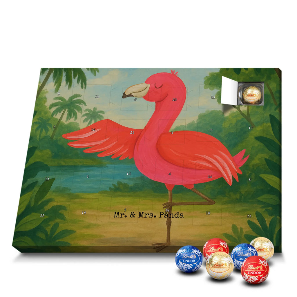 Chocolate advent calendar flamingo yoga Design children, gifts, gift idea, funny sayings, pink bird, bird of paradise, red, flamingo decoration, gift pink, adults, flamingo fans, vacation, unusual gifts in pink, pink gifts, girls gifts, small gifts, Caribbean feeling, relaxation, mindfulness, yoga exercise, bird, agitation, deep relaxation, anger