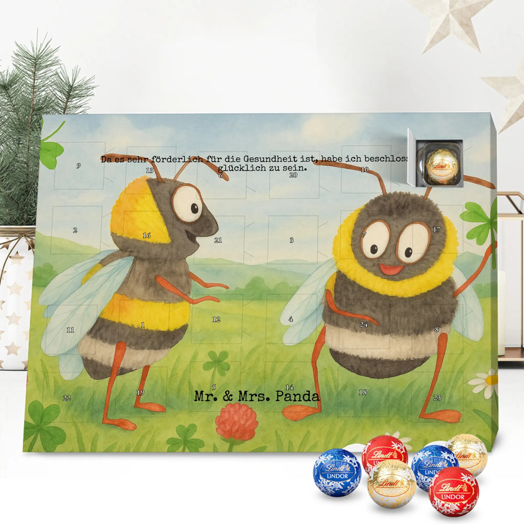 Chocolate advent calendar bumblebees shamrock Design card, gift ideas, gifts, small animals, cute, cute animal motives, hand drawn, funny sayings, good mood, special gifts, animal lover, bumblebee, saying happy, saying positive, saying beautiful, bee decoration, be happy, become happy