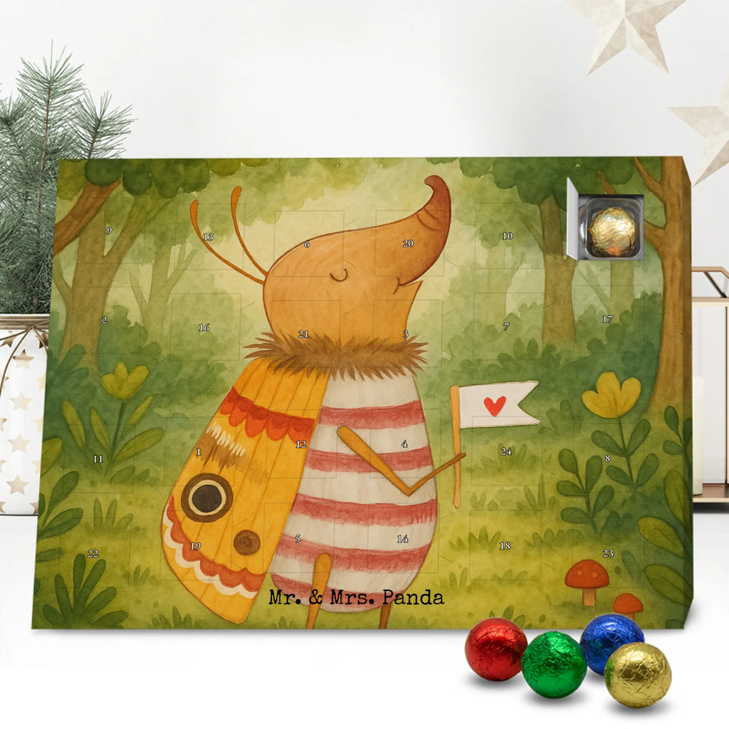 Chocolate advent calendar Moth flag Design card, gift ideas, gifts, small animals, cute, cute animal motives, hand drawn, funny sayings, good mood, special gifts, animal lover, Kitchen decoration, How much does the world cost, Moth, Beetle, Saying funny