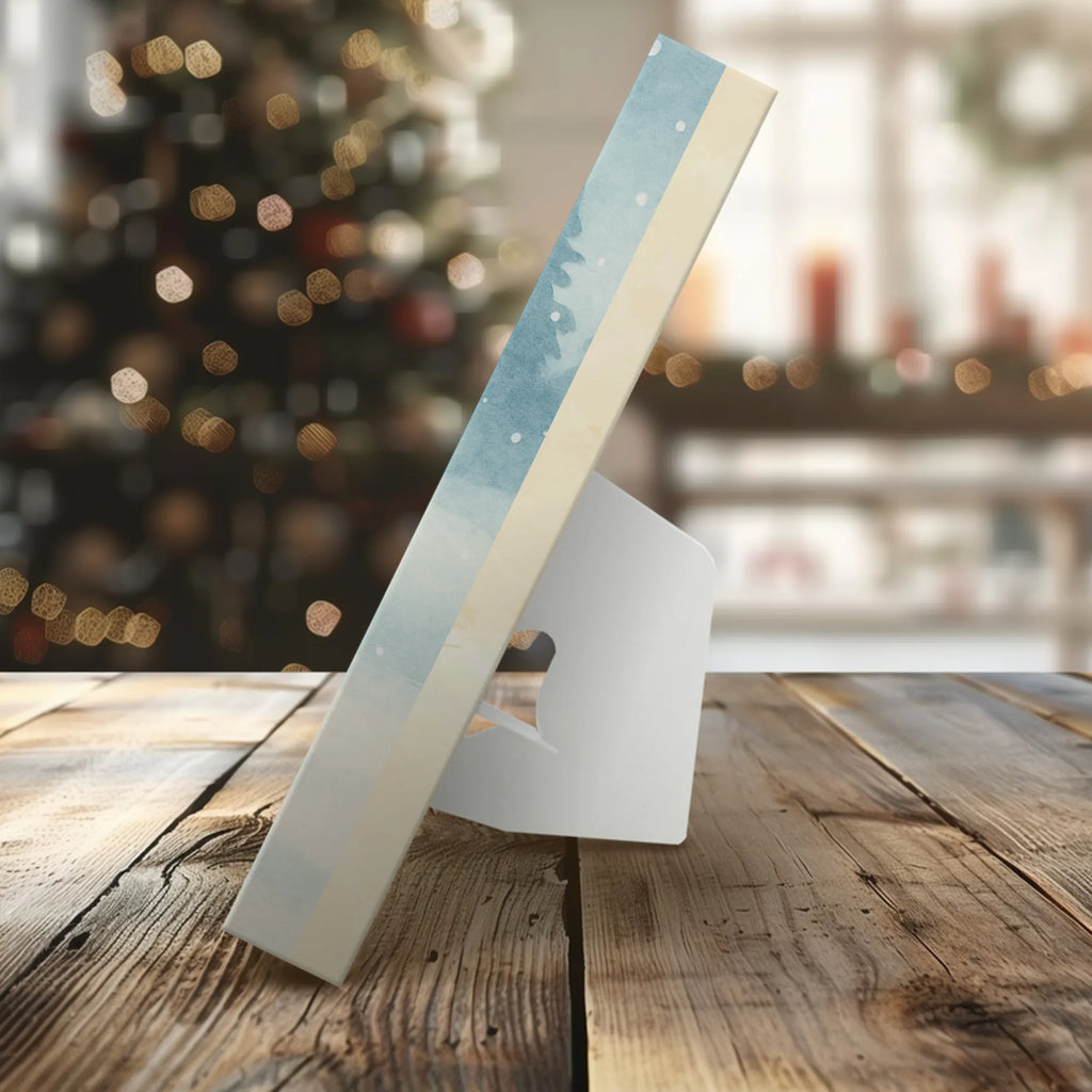 Chocolate advent calendar penguin Christmas tree Design Christmas time, snow