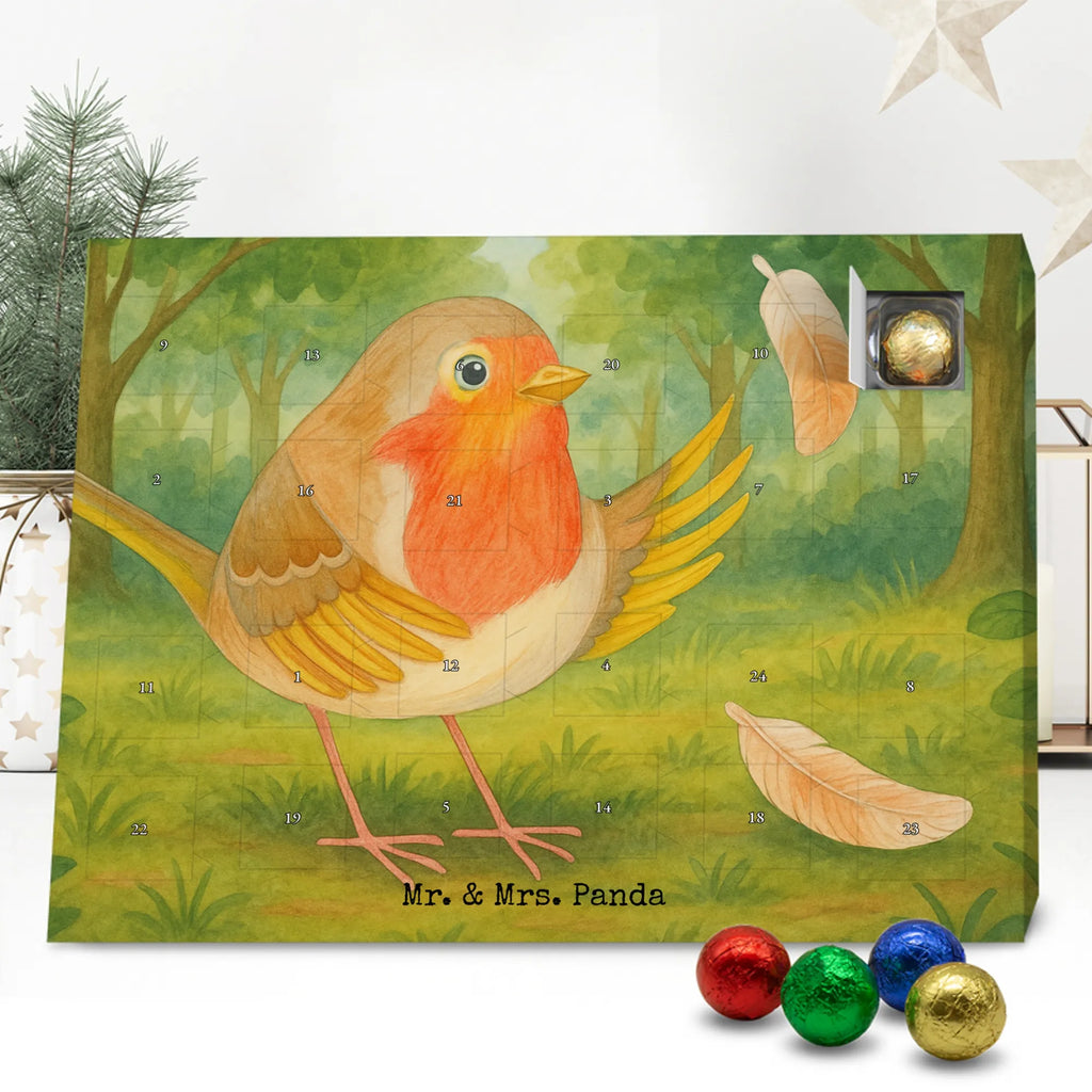 Chocolate advent calendar robin feathers Design card, gift ideas, gifts, small animals, cute, cute animal motives, hand drawn, funny sayings, good mood, special gifts, animal lover, bird, slogan courage, flying, motivation pictures, robin, motivation slogans, slogan motivation