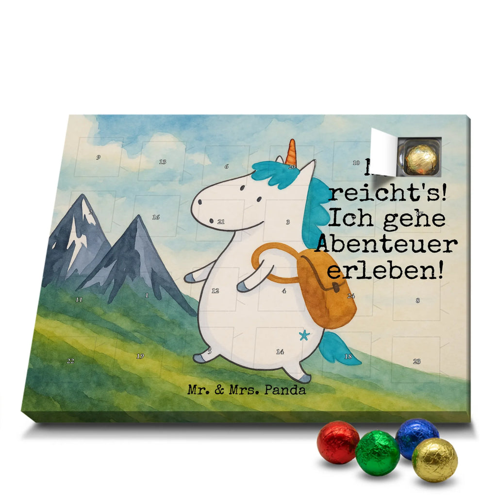 Chocolate advent calendar unicorn climber Design travel, world trip, mountaineer, adventure, mountains, adventurer, vacation, explorer, world traveler