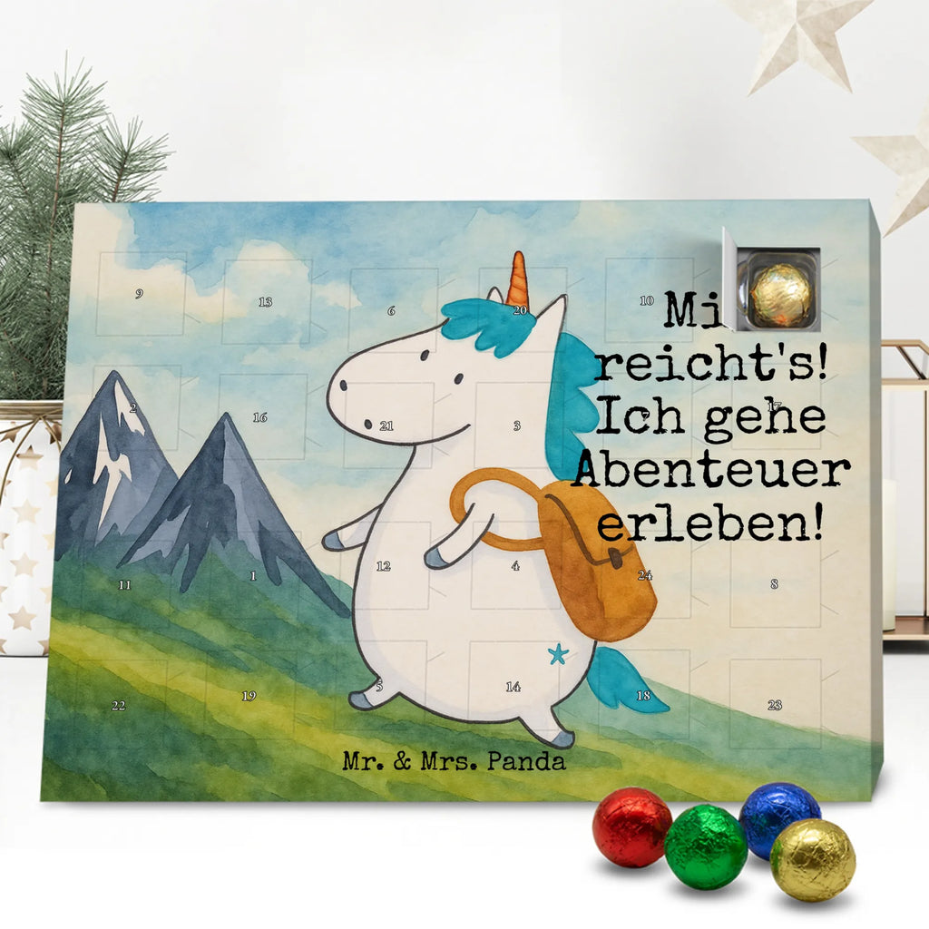 Chocolate advent calendar unicorn climber Design travel, world trip, mountaineer, adventure, mountains, adventurer, vacation, explorer, world traveler
