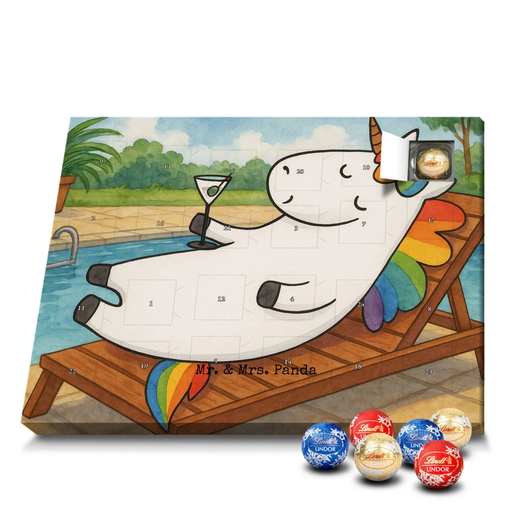 Chocolate advent calendar unicorn cocktail Design girlfriend present, girlfriend gift, birthday, fun, champagne, celebrating