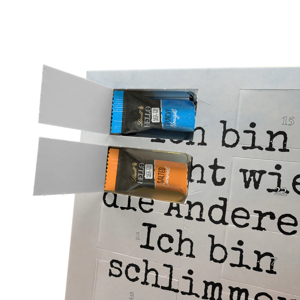 Chocolate advent calendar unicorn Heart Design different, heart, girlfriend present, girlfriend gift, bad girl, evil