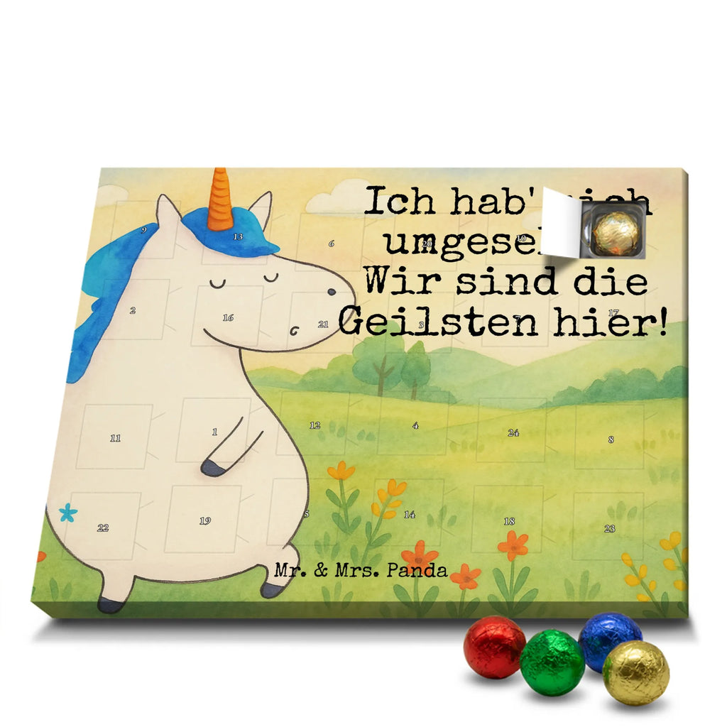 Chocolate advent calendar unicorn Man Design girlfriend gift, pretty, best friend, girlfriend present, best, man