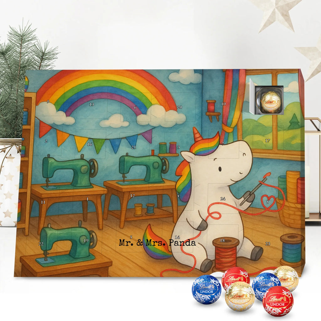 Chocolate advent calendar unicorn seamstress Design seamstress present, knitting, sew, sewing room, girlfriend, crochet, tinkering, seamstress gift