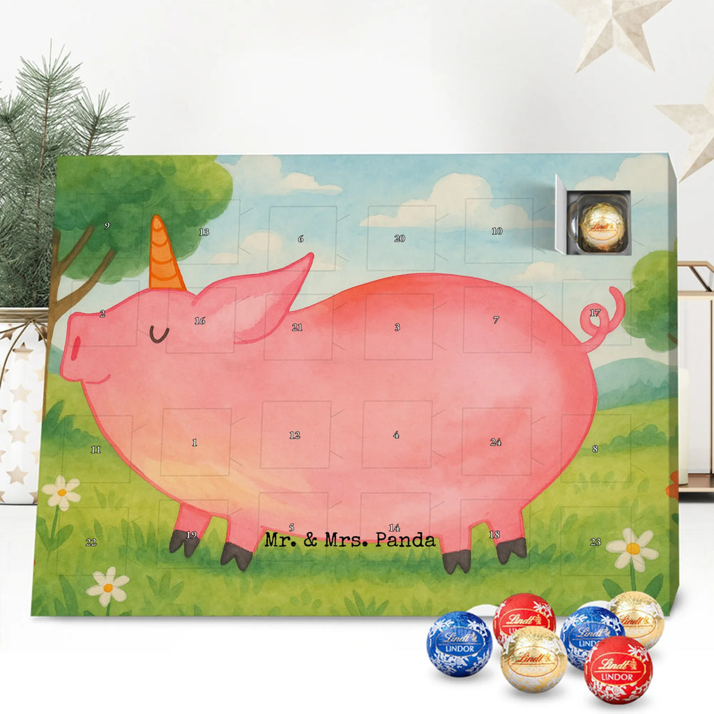 Chocolate advent calendar unicorn Pig Design Funny saying, pigcorn, piggycorn, girlfriend gift