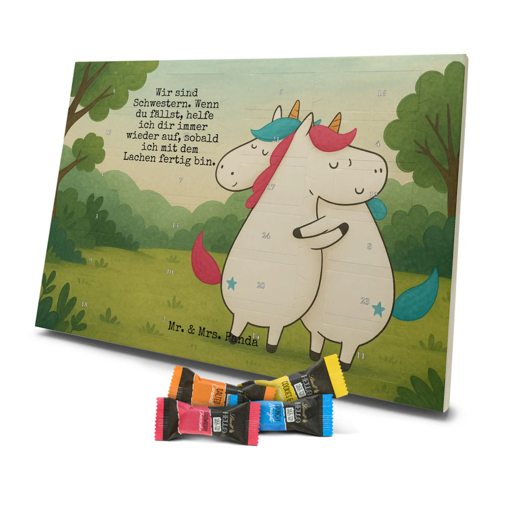 Chocolate advent calendar unicorns Embrace Design Sisters, Siblings, Girlfriends