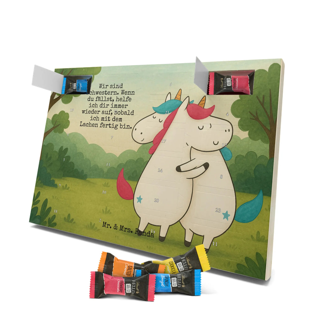 Chocolate advent calendar unicorns Embrace Design Sisters, Siblings, Girlfriends