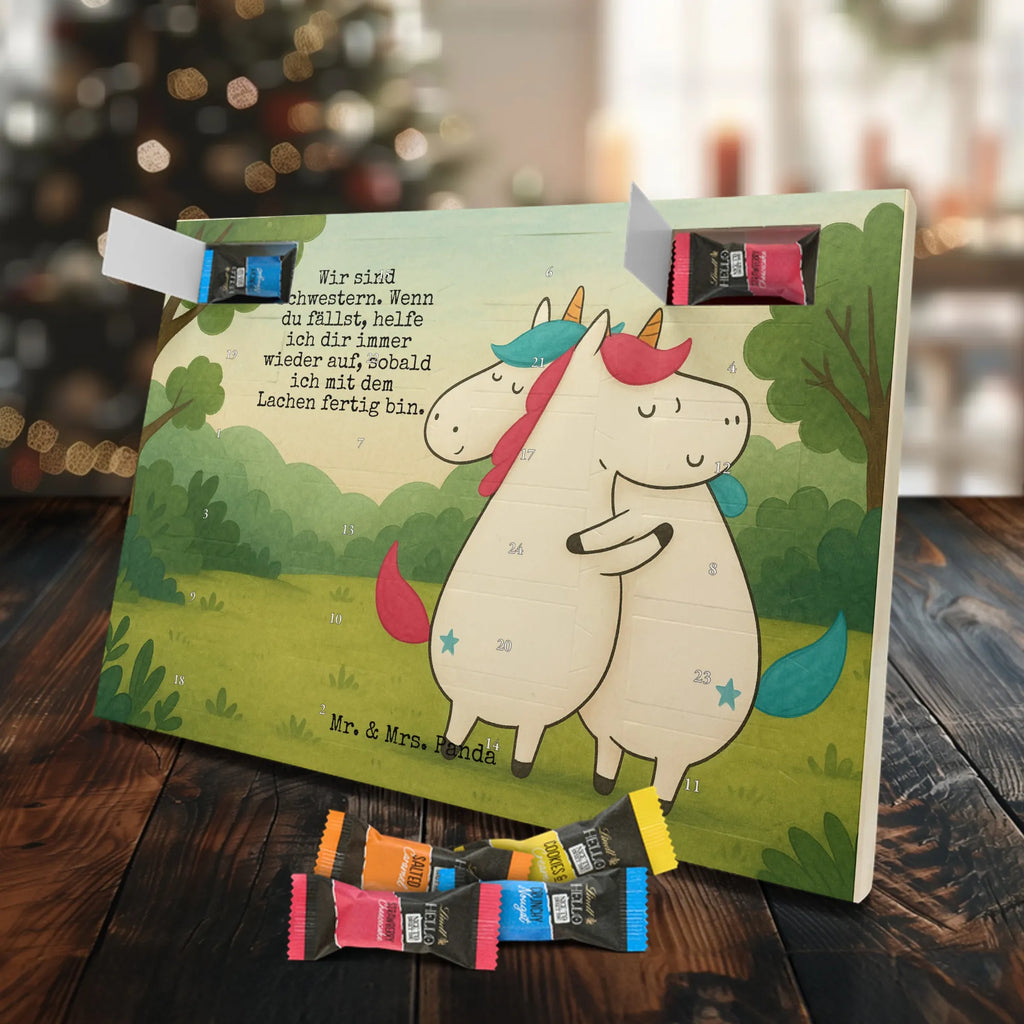 Chocolate advent calendar unicorns Embrace Design Sisters, Siblings, Girlfriends