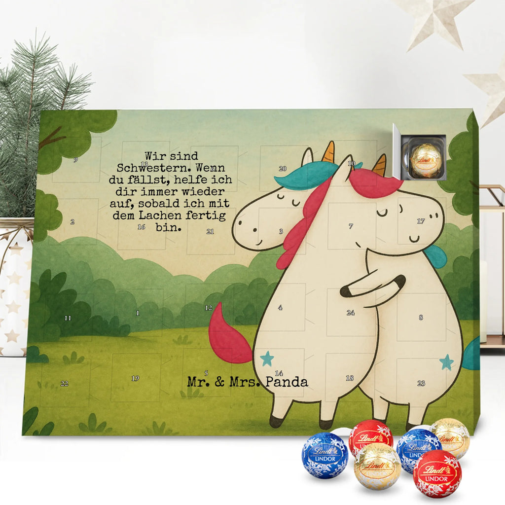 Chocolate advent calendar unicorns Embrace Design Sisters, Siblings, Girlfriends