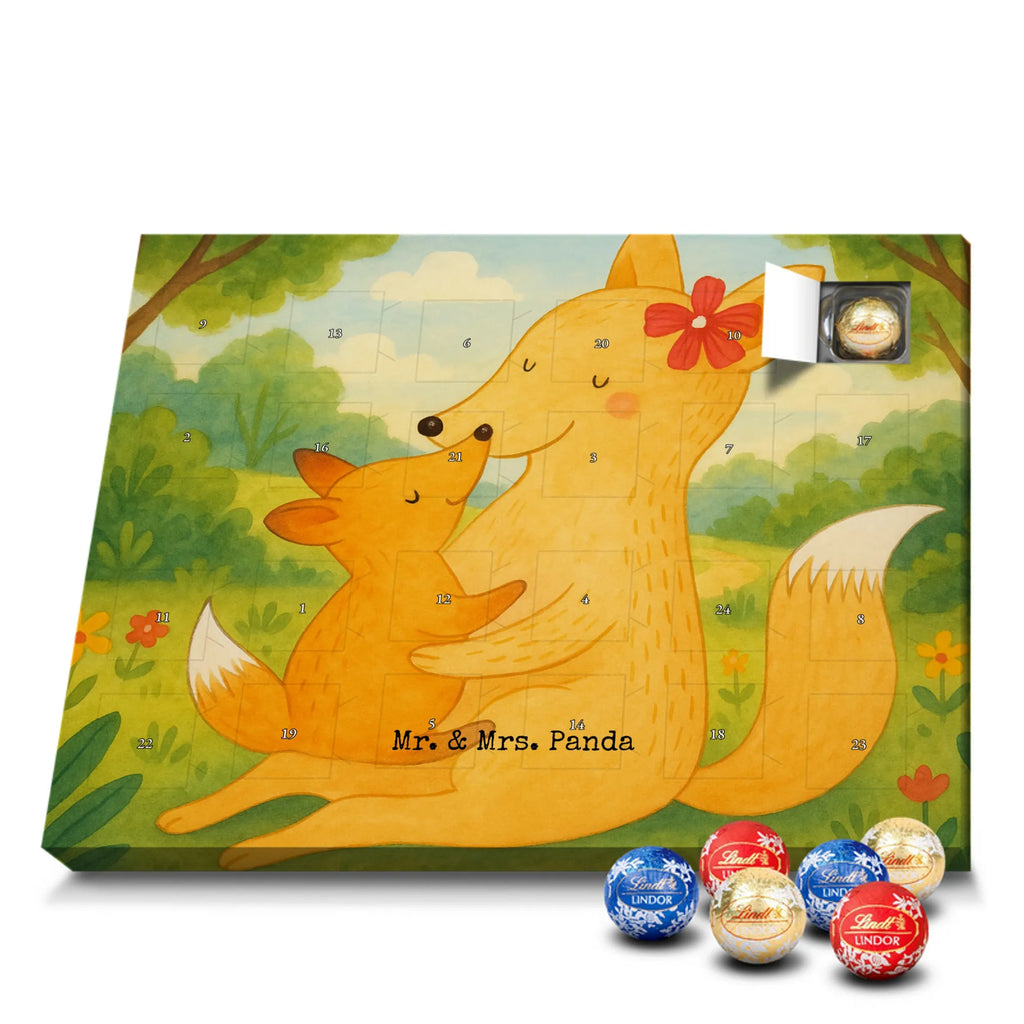 Chocolate advent calendar Fox mummy Design Father's Day, Mother's Day, best daughter, favourite daughter, daughter, mother, present