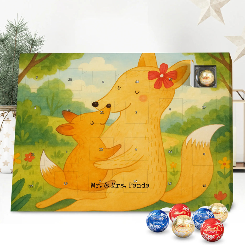 Chocolate advent calendar Fox mummy Design Father's Day, Mother's Day, best daughter, favourite daughter, daughter, mother, present