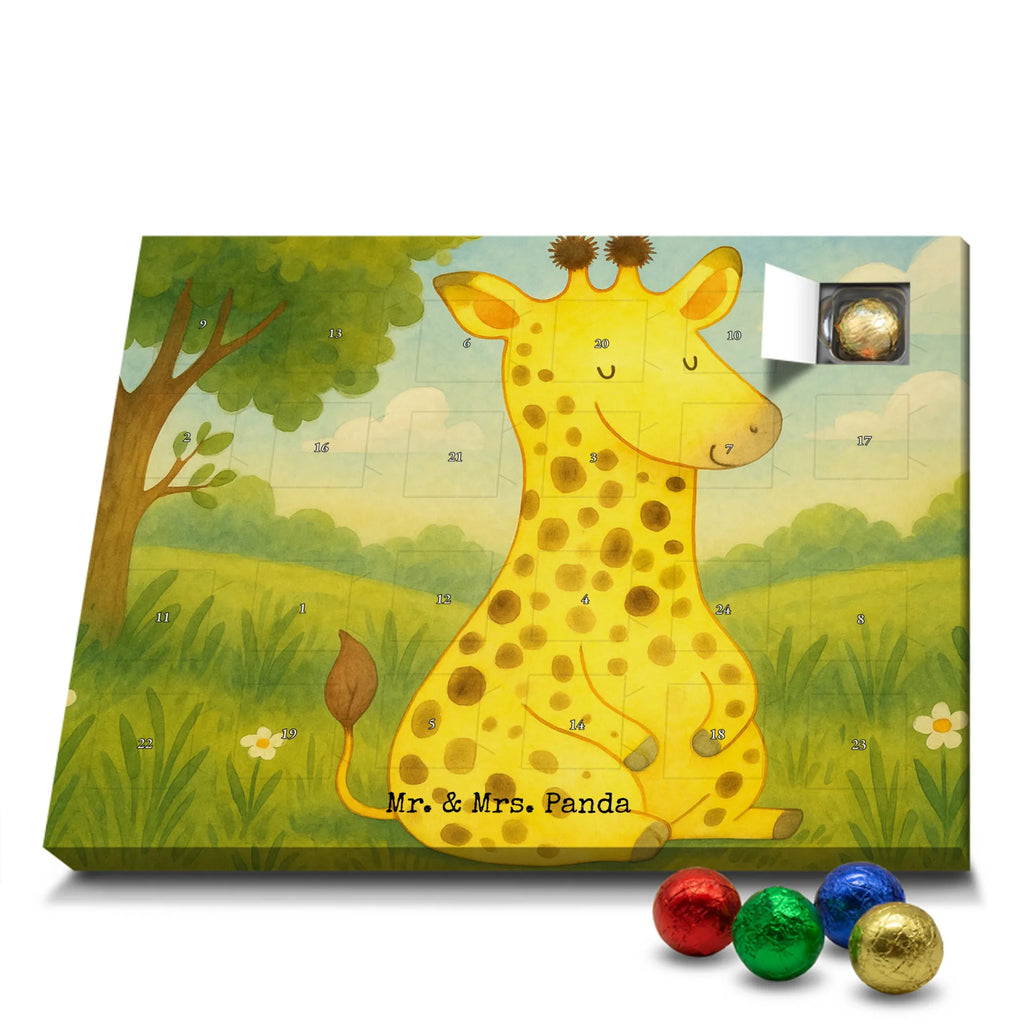 Chocolate advent calendar giraffe Satisfied Design Africa, Adventure