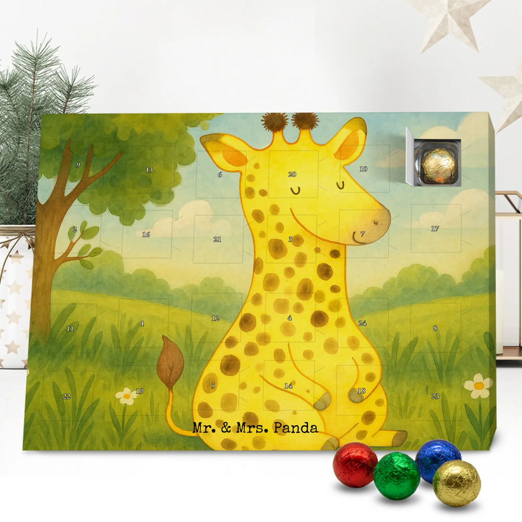 Chocolate advent calendar giraffe Satisfied Design Africa, Adventure
