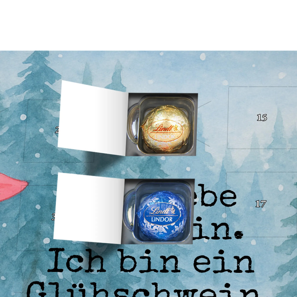 Chocolate advent calendar Pig Mulled wine Design Christmas time, snow, mulled wine, mulled pig, Christmas market, punch