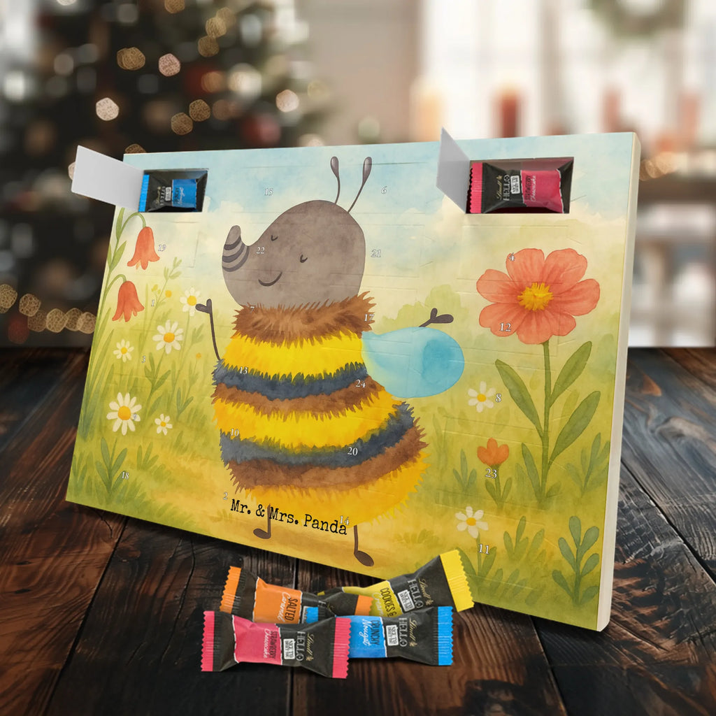 Chocolate advent calendar bumblebee fluffy Design card, gift ideas, gifts, small animals, cute, cute animal motives, hand drawn, funny sayings, good mood, special gifts, animal lover, Flower, Bumblebee, Fluffy, Nature