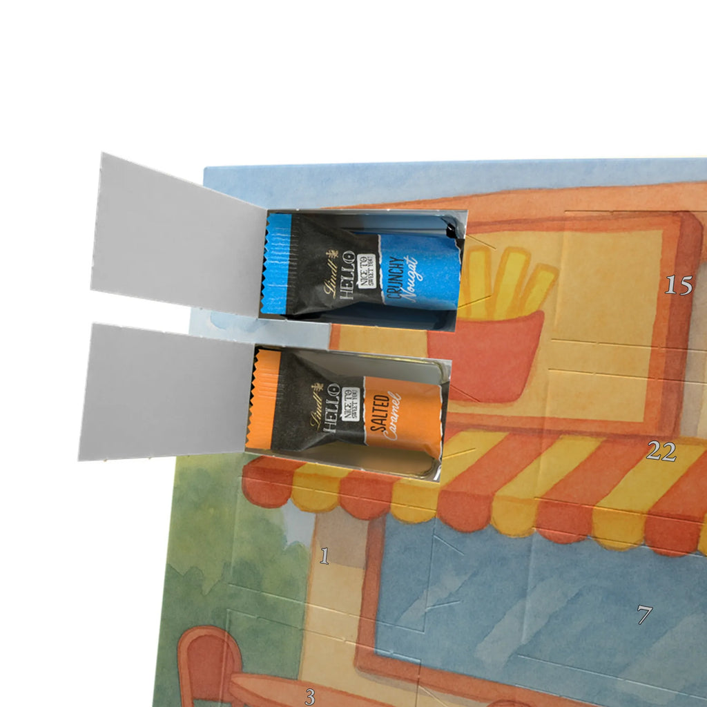 Chocolate advent calendar penguin French fries Design Loving, Two, Together, Marriage, Proposal of marriage, Love gift, gift for her, gift for him, anniversary gift, Valentine&#39;s Day Gift for Women Love Gift Anniversary Wedding Anniversary Party Favor Gift for Girlfriend Gift for Partner Boyfriend Gift Token of Love for Men for Husband