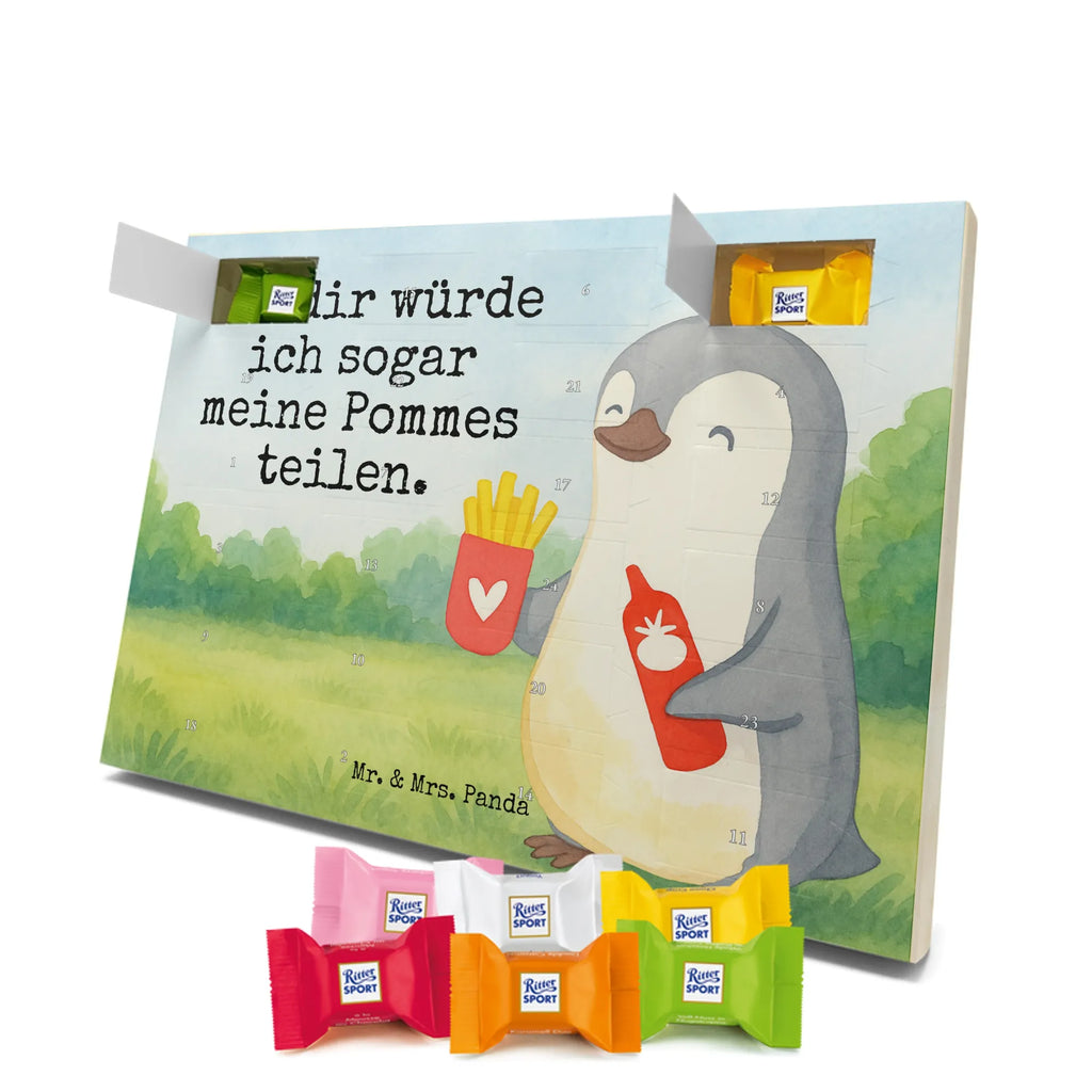 Chocolate advent calendar penguin French fries Design Loving, Two, Together, Marriage, Proposal of marriage, Love gift, gift for her, gift for him, anniversary gift, Valentine&#39;s Day Gift for Women Love Gift Anniversary Wedding Anniversary Party Favor Gift for Girlfriend Gift for Partner Boyfriend Gift Token of Love for Men for Husband