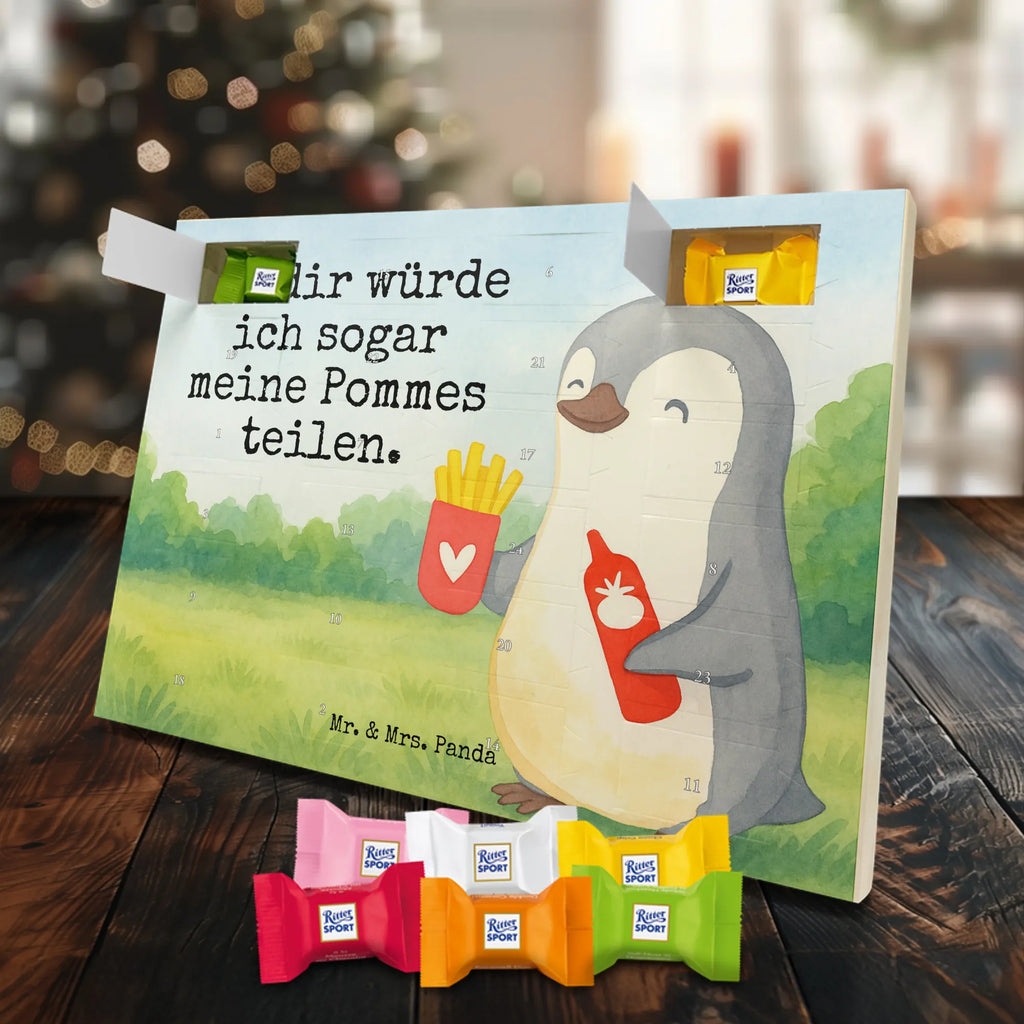 Chocolate advent calendar penguin French fries Design Loving, Two, Together, Marriage, Proposal of marriage, Love gift, gift for her, gift for him, anniversary gift, Valentine&#39;s Day Gift for Women Love Gift Anniversary Wedding Anniversary Party Favor Gift for Girlfriend Gift for Partner Boyfriend Gift Token of Love for Men for Husband