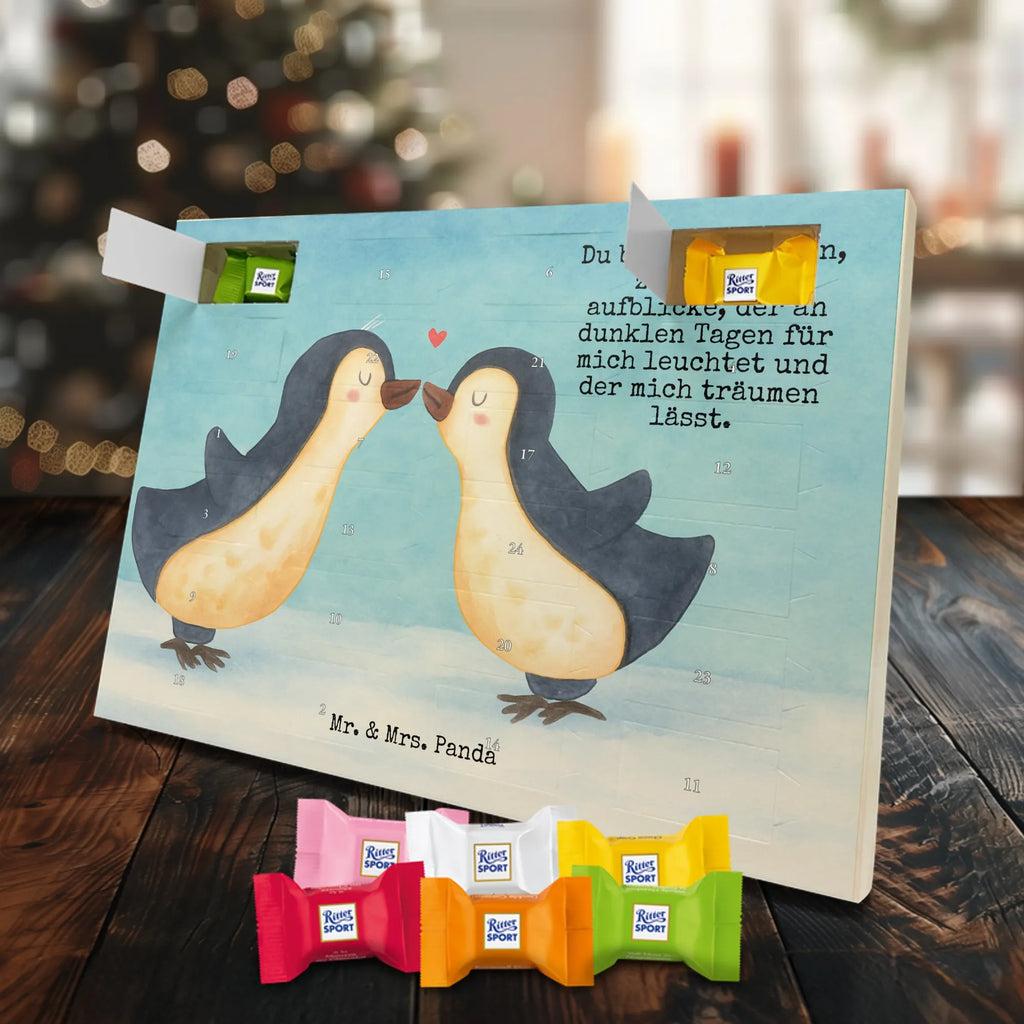 Chocolate advent calendar Penguins in love Design Loving, Two, Together, Marriage, Proposal of marriage, Love gift, gift for her, gift for him, anniversary gift, fiancée, love saying, gift friend, wedding anniversary, proof of love, anniversary, penguins, guest gift, wedding, gift girlfriend, couple. love couple, fiancé, gift anniversary, pair, gift idea, penguin love, pair of penguins