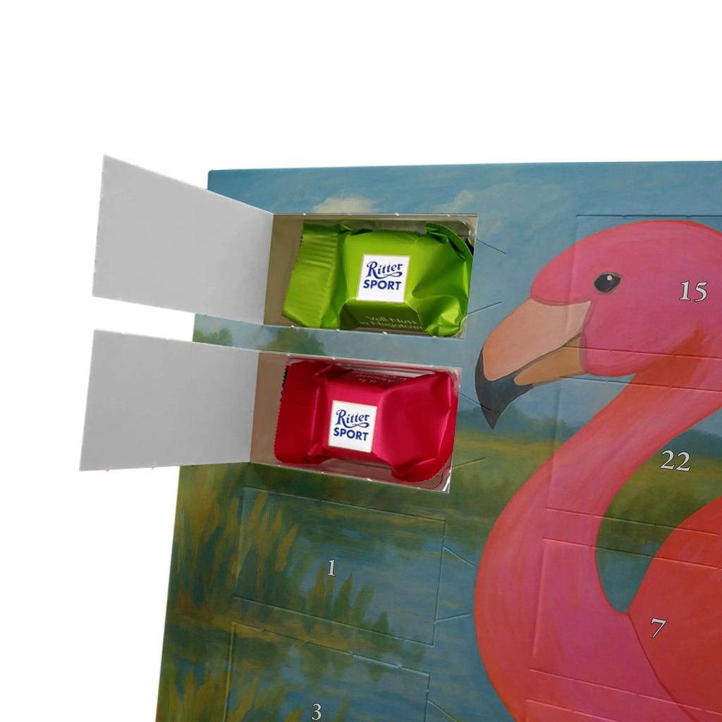 Chocolate advent calendar flamingo Classic Design children, gifts, gift idea, funny sayings, pink bird, bird of paradise, red, flamingo decoration, gift pink, adults, flamingo fans, vacation, unusual gifts in pink, pink gifts, girls gifts, small gifts, Caribbean feeling, Pride, Self-love, for me, Me, Outsider, Daughter, Saying, Son, Girlfriend, Unique, Siblings, Girlfriends