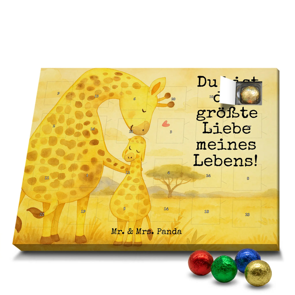 Chocolate advent calendar giraffe child Design Africa, mum, favourite person, child, son, daughter, mother