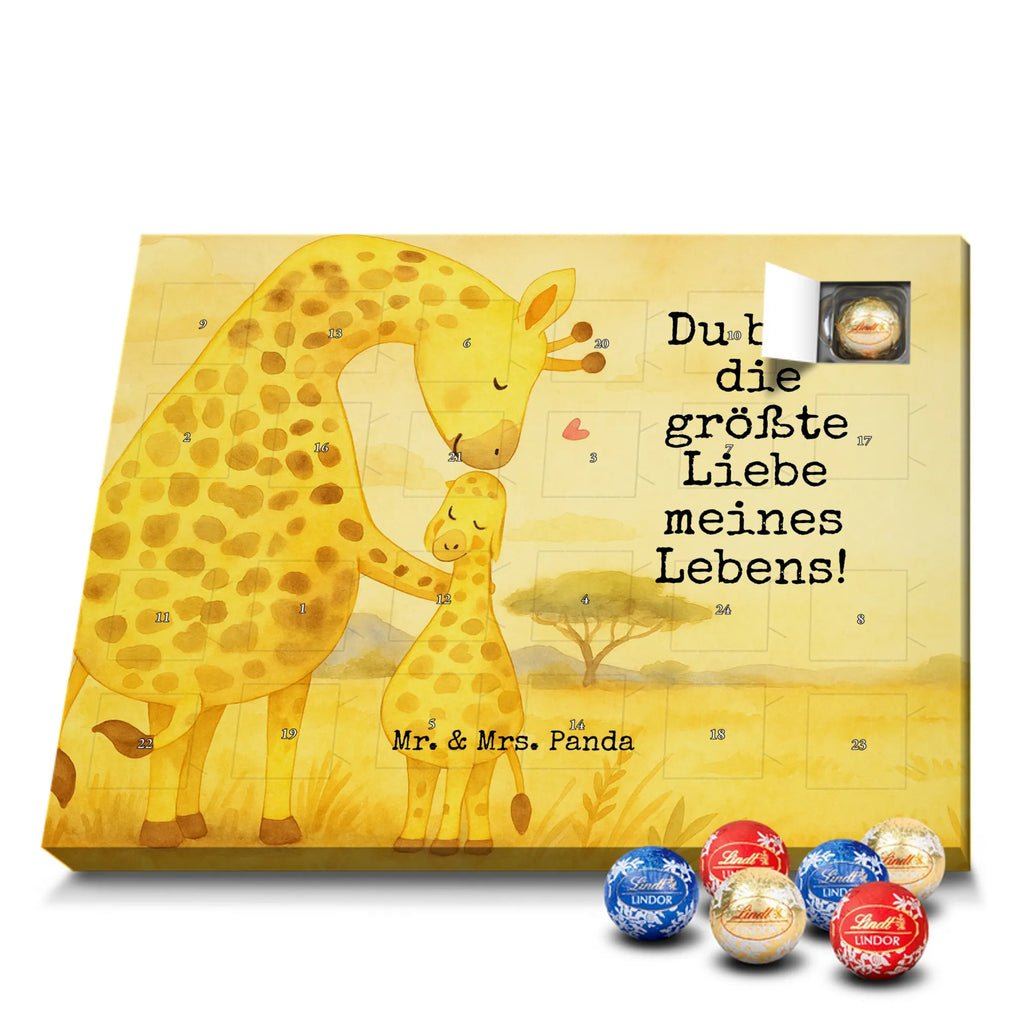 Chocolate advent calendar giraffe child Design Africa, mum, favourite person, child, son, daughter, mother